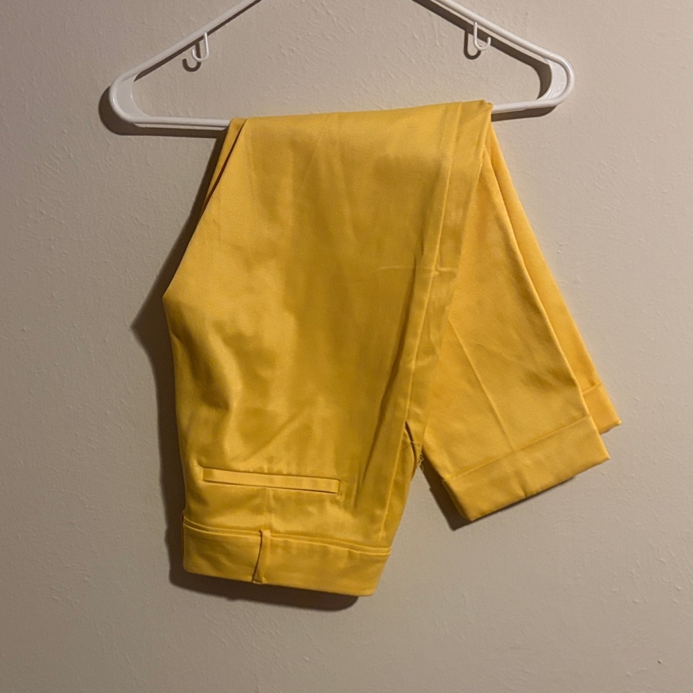 Bright Yellow Dress Pants